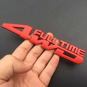 MUQZI Phổ Không thấm nước Trang trí Tag Kẽm hợp kim Kim loại Huy hiệu Đề Can Xe Side Fender Decal 4WD Kim Loại Xe Nhãn Dán Phía sau Thân Cây Biểu Tượng 3D Stereo Xe Nhãn Dán