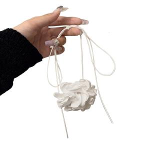 สร้อยคอโช้กเกอร์ปกเสื้อดอกไม้อุปกรณ์เสริมสำหรับผ้าผ้านิ่มสำหรับผู้หญิงวัยรุ่นเด็กผู้หญิงดอกไม้โชคเกอร์ผ้าผูกดอกไม้โชคเกอร์