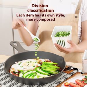 STAR FRUIT⭐ Multi-Compartment Aromatic Herb Storage Box for Kitchen Organization and Freshness