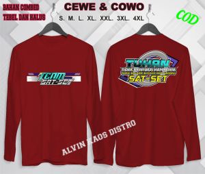 Kaos Team Sat Set Klemar Klemer Bdr Lengan Panjang Kaos Hitam Putih Kaos Distro Kaos Murah Viral
