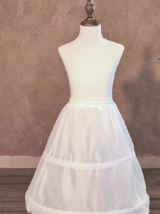 Breathable Childrens Petticoat With Flexible Hoops White Crinoline For Weddings Birthdays Stage Performances