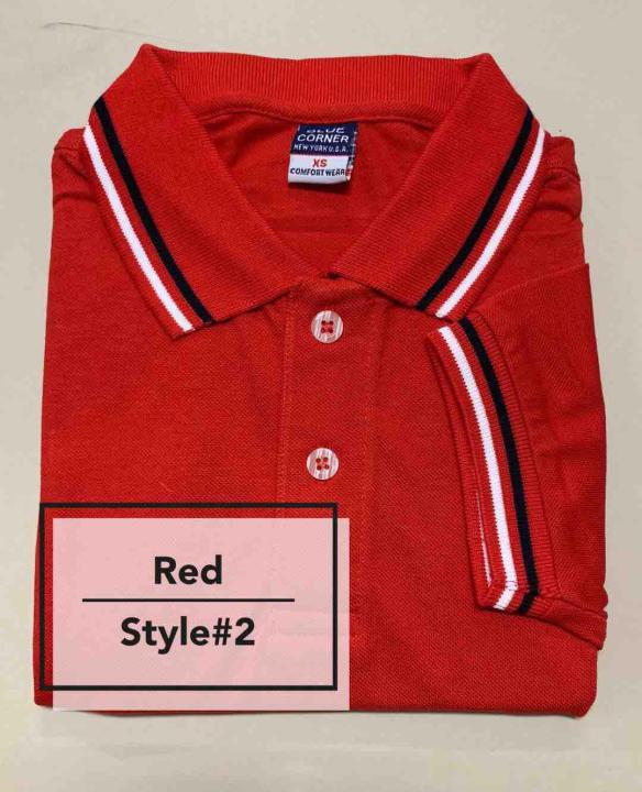 2t red polo top shirt