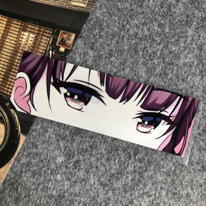 Gaze Eyes Reflective Motor Bike Car Sticker JDM Japanese Anime Two-dimensional Girls Auto Truck Window Motorcycle Scooter Decals