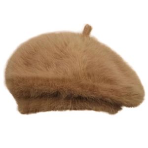 RISEDOT Warmer Plush Beret Hat Thicken Retro Autumn Winter Cap Cloud Hat Clothes Accessories Artist Hat Women Lady