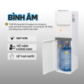 Cây nước nóng lạnh Nhập Khẩu Fujihome WD606ES, bình lọc máy lọc nước nóng lạnh mini uống tiết kiệm điện. 