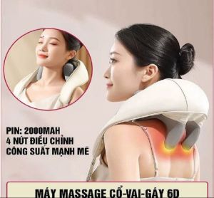 Máy Massage Cổ Vai Gáy 6D Kỹ Thuật Massage Trị Liệu Số 8 Cải Thiện Sức Khỏe Giảm Đau Mỏi Cải Thiện Sức Khỏe Cho Văn Phòng Người Cao Tuổi.