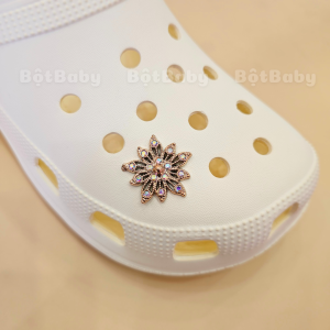 Charm gắn dép cross mẫu B26 giả kim sticker gắn dép sục