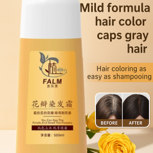 Hot Selling Plant Extract Petal Hair Dye Gentle Hair Dye Smooths Frizz And Does Not Damage Hair DIY Hair Dye At Home