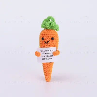 Crochet toy Emotional support Encouraging positive words Mental health Knitted Gifts friends Farewell Graduation