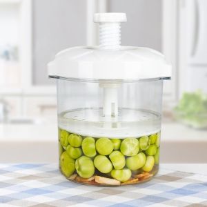 Hộp Muối Dưa Cà Có Đĩa Nén Điều Chỉnh Tiện Lợi Nhựa Nguyên Sinh Sie 5 Lít 7 Lít Cao Cấp D1986
