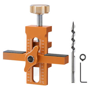 Cabinet Door Installation Jig 2-in-1 Mounting Tool Aluminium Alloy Versatile Cabinet Door Positioning Tool