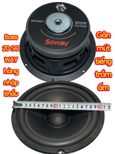 Loa bass 20 SOWAY từ 140 côn 41 gân mút công suất 150w - giá 1 cái