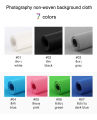 2mx3m Non-Woven Backdrop Cloth Professional Photo Studio Portrait Photography Props Backdrop Cloth with 7 colors for choosing 2x3 เมตรผ้าฉากหลังไม่ทอ มืออาชีพสตูดิโอถ่ายภาพถ่ายภาพอุปกรณ์ประกอบฉากฉากหลังผ้า มี7สีให้เลือกได้. 