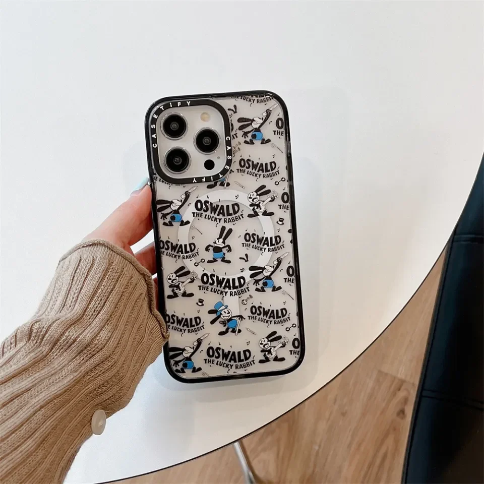 Lucky Rabbit CASETiFY iPhone 15 14 Pro Max Magsafe Hard Phone Case