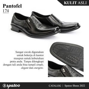 Sepatu Pantofel Pria Casual SP 174 Best Seller Untuk Kerja Bahan Kulit Sapi