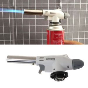 Portable Metal Flame Welding Gas Torch Multifunctional Barbecue Torch Burner for Cooking Heating Tool Camping BBQ Desserts Soldering