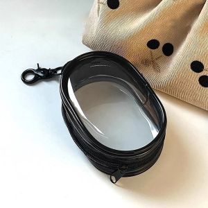 SAVVYSHELF 1Pcs Protective Cover Data Cable Storage Box Outdoor Travel Headset Data Cable Doll Display Bag Durable Portable Pop Mart Labubu Organizer Box