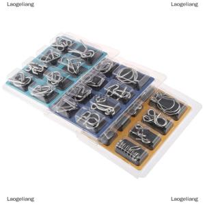 [COD] Laogeliang 8 cái bộ vật liệu kim loại câu đố dây Iq tâm trí não trêu ghẹo Câu Đố thuốc giảm đồ chơi