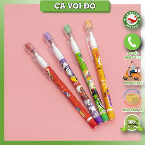 Vỉ 4 chiếc Chì Khúc Lantu / chì đốt thay thế dễ dàng / bút chì cho học sinh tiểu học SP003029