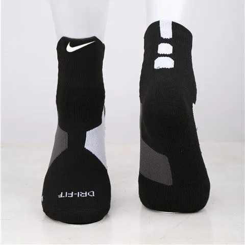 Professional Hyper Elite Socks Mid Cut Non-slip Sports Socks Towel Bottom  Basketball Socks