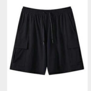 Buy 1 Take 1 Cargo Short For Men With 2 Pockets Summer Breathable Quick-Drying New Ice Silk Shorts Loose Straight Mens Casual Sports Shorts Wear-Resistant 5-Point Pants Shorts For Basketball Running Fitness