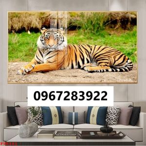 Tranh gạch 3D cao cấp hổ