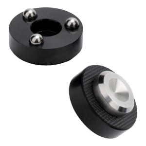 Aluminum -shock Absorption Foot Feet Pad Vibration Absorption Stand Stand Replacement for Speaker Amplifier