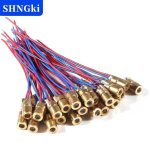 [COD] 🔥🔥🔥SHNGki 10 cái có thể điều chỉnh Mini Con trỏ laser diode  Laser Diod mạch 3V 5V 5mW 650nm mô-đun con trỏ Sight đồng đầu