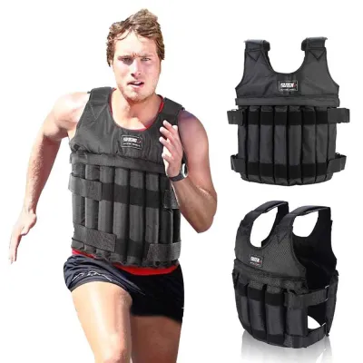 BEST SELLER SUTENG Rompi Pemberat Latihan Lari Weighted Vest Beban 20kg / rompi pemberat badan olahraga untuk lari 20 kg beban simple bagus murah latihan kesehatan nyaman di pakai tahan lama awet kain