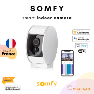 Somfy Smart Indoor Camera กล้องวงจรปิดรักษาความปลอดภัยภายในบ้านอัจฉริยะ Apple HomeKit / Google Home / Alexa