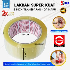 Lakban Daimaru tebal OPP tape super Murah ready Bening / coklat bisa campur Original Asli ISOLASI / SELOTIP / LAKBAN DAIMARU TAPE ORIGINAL 48 MM 100 YARD 48 MM 90 YARD 24 MM 100 METER OPP TAPE