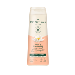 Combo Dầu Gội & Xả Mềm Mượt Tóc OC NATURALS ÚC 400ML Silky Smooth Tinh Chất Hoa Sen Và Lô Hội Giảm Khô Xơ Gãy Rụng
