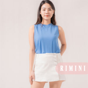 RIMINI - Bawahan Remaja Rok Holiday Kekinian Big Size - Edna Four Button Mini Skort 5103-1