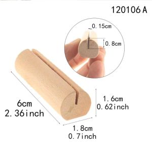 [Ready Stock] Rustic Wood Place Card Holders Wooden Holder stand Picture Stand Wood Photo Stand Wooden Pine Place Card