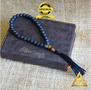 Tasbih Batu ASLI Lava Rock Gunung Merapi ASLI Cantik Unik 33 Butir