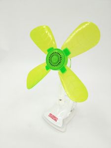 Portable Clip Fan with Whisper Quiet Operation and Soft Blades (4 blades)