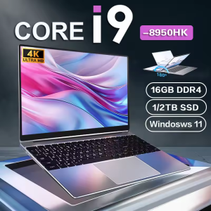 [2025 Flagship Model] 16 Laptop | Intel Core i9-8950 HK 16GB Memory 1TB SSD Windows 11 Professional | Professional Mobile Workstation for 3D Rendering 4K Editing & Software Development Gaming