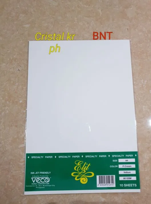 Specialty Paper 80gsm 10's Pale Cream/white