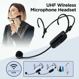 PROMO Microphone Wireless clip on jarak jauh Imam sholat masjidil haram HX-W006