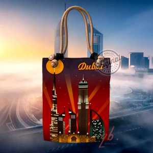 ALVYSTREET - Grosir Tas Totebag Wanita Model Tali Sumbu Single Motif Dubai | Gambar Print High Quality | Terbaru