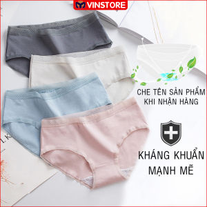 Quần lót nữ cạp lưới cao cấp Vinstore FUR01 chất cotton mềm mại kháng khuẩn (Có che tên sản phẩm)