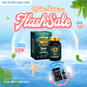Mãnh Lực Dương Tanin Hỗ trợ bổ thận tráng dương giúp tăng cường sinh lực Hộp 30 viên