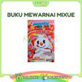 Paket 8 Buku Warna Belajar Anak Motif Mewarnai Mixue. 