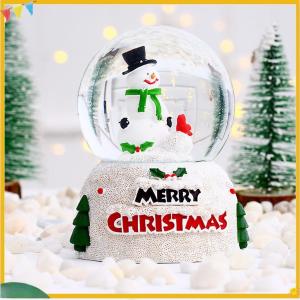 Quả cầu pha lê trang trí Noel quả cầu tuyết trang trí giáng sinh cầu tuyết mini phát sáng - Life Style 4U