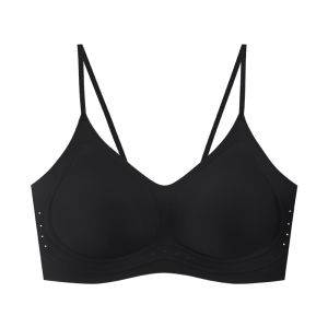 Fine Glitter Ultra Thin Camellia Womens Underwear Comfortable Bra