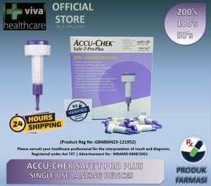 Accu-Chek Safe-T-Pro Plus Lancing Device SafeT Safetpro tpro accuchek accucheck check Sterile Single Use