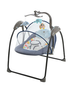 Clearance Electrical Auto Swing Chair without Mosquito Net Tent Automatic Remote Rocker 1-2 Year Old