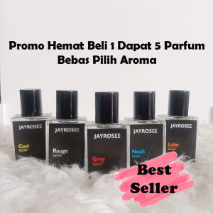 Promo Hemat Beli 1 Dapat 5 Parfum Grey Jayrosse Parfum Pemikat Pasangan 30ML Rouge Noah Luke Cool