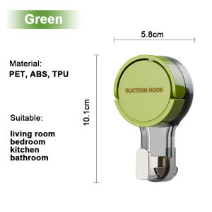 Suction Cup Hooks Heavy Duty Towel Hanger Easy to Install Shower Hanger for Bathroom Kitchen Hotel No Drilling Removable Portable Wall Hooks Waterproof