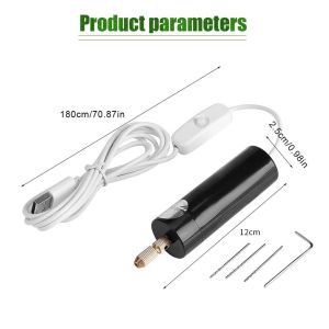 MINI BOR LISTRIK MICRO USB 5 V DRILL CHUCK 0.3 - 4 MM